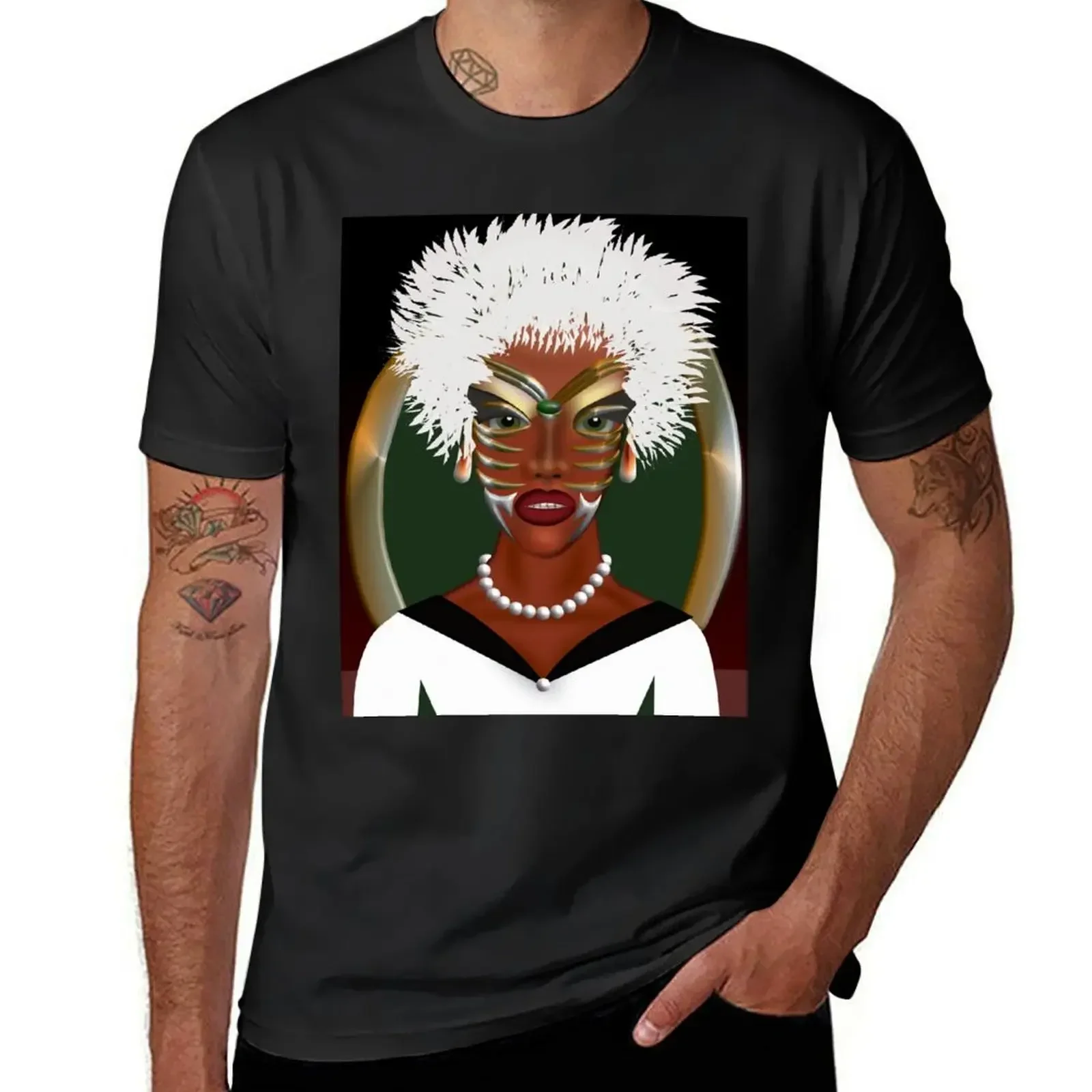 

Queen of the Jade Throne T-Shirt blacks summer top graphics tee shirts for men