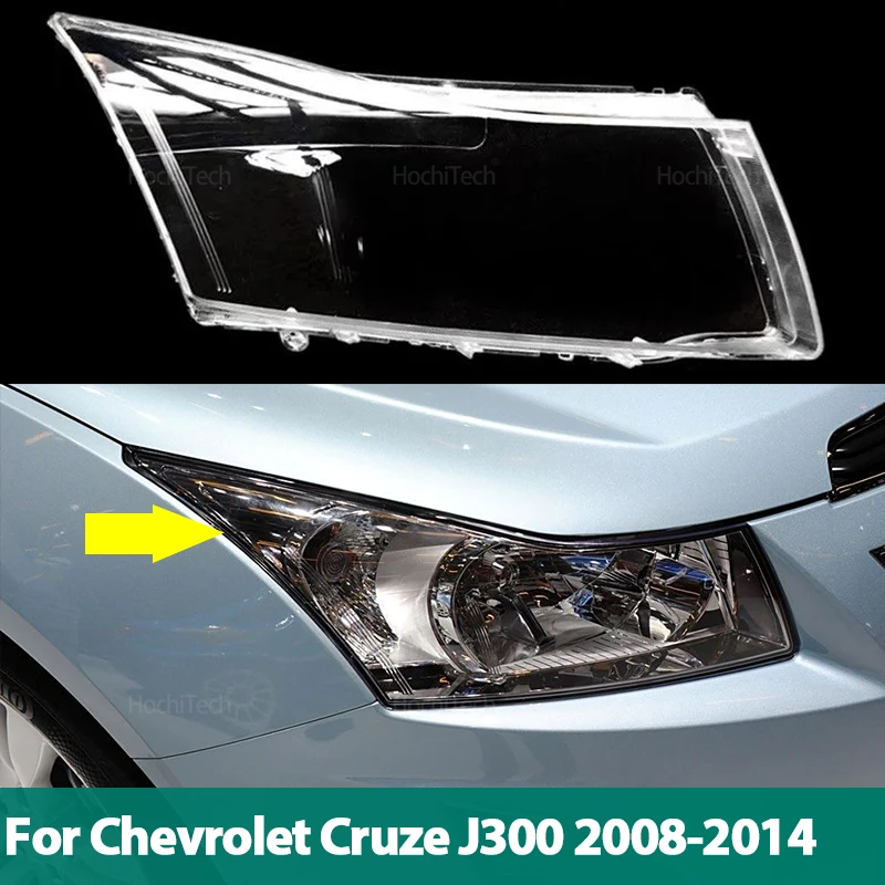 

For Chevrolet Cruze J300 2008-2014 Car Headlamp Cover Headlight Lens Glass Cover Lampshade Bright Shell Lens Covers