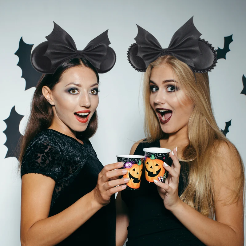 NEW Halloween Mouse Ears Headband For Girls Women Sequin 5