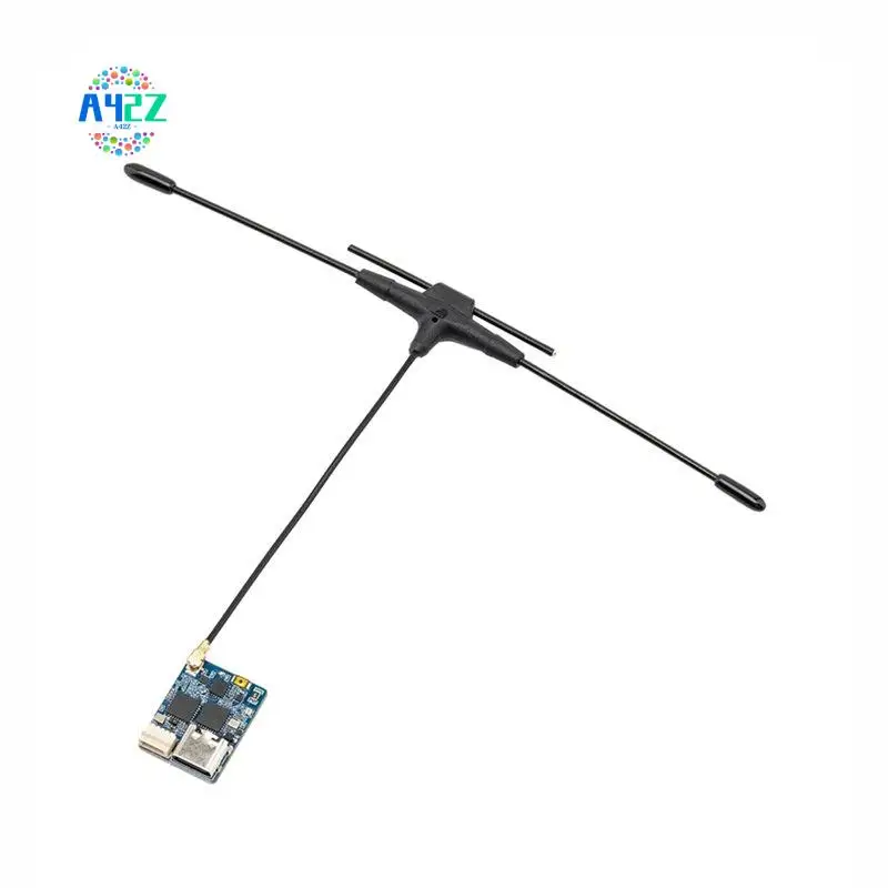 

A42Z-For BAYCK UR100 2.4G/900M Dual Band Expresslrs ELRS Receiver With 80Mm T Type Antenna For FPV Drone