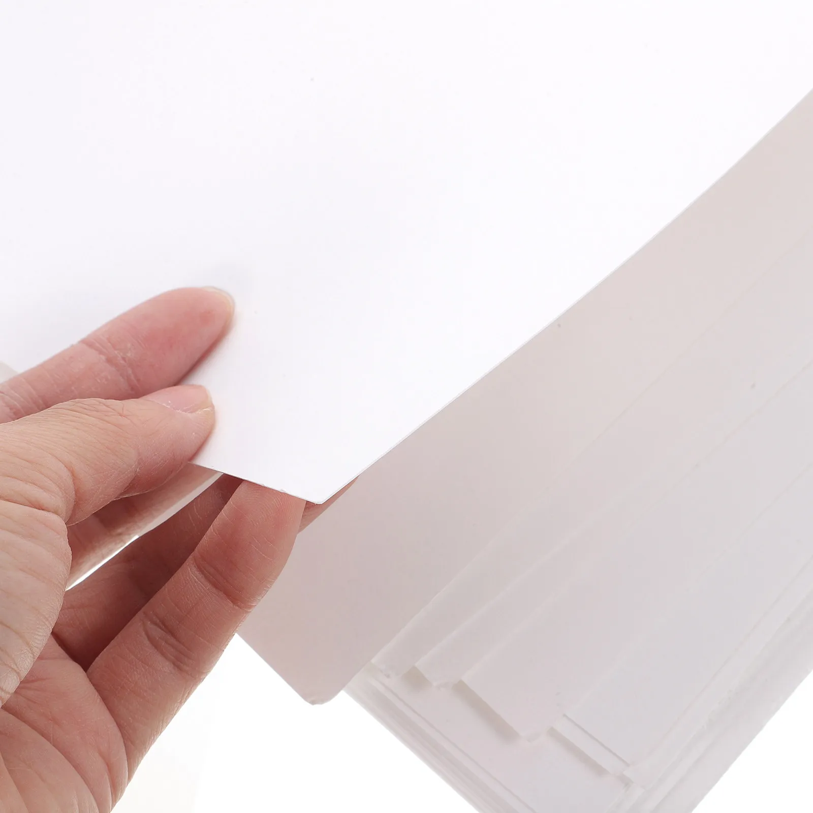 50Sheets Watercolor Paper Flat Smooth Surface Thick Drawing Paper for Students Artists Sketching Acrylic Paint Pencil Art
