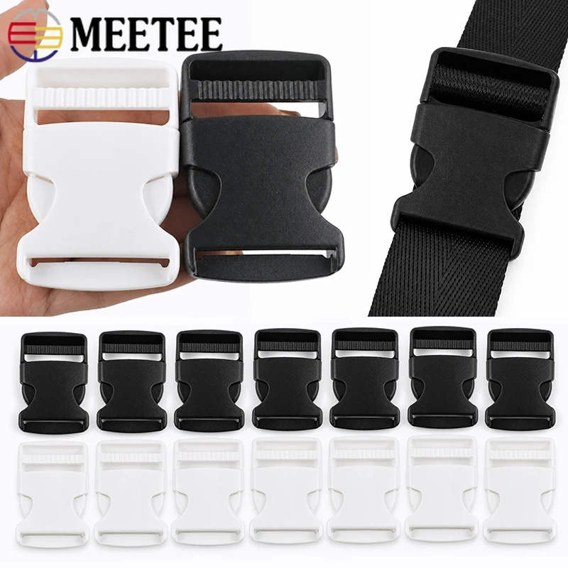 

20/30Sets 20-25mm Plastic Release Buckles for Outdoor Gear Side Clip Clasp Pet Collar Adjuster Fastener Backpack Bags Supplies