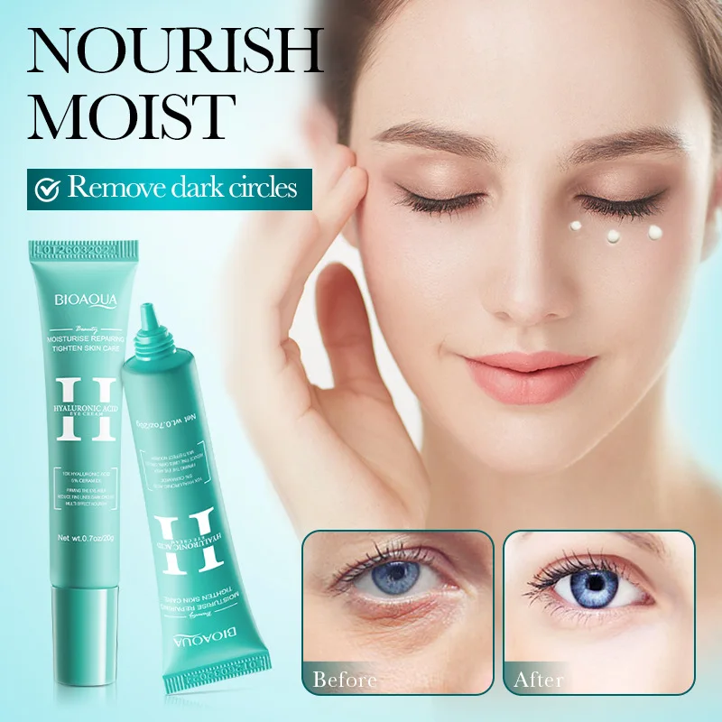 Eye Cream Lifting Firming Hyaluronic Acid Anti-Wrinkle Eye Care Furrows Under The Eyes Whitening Brightening