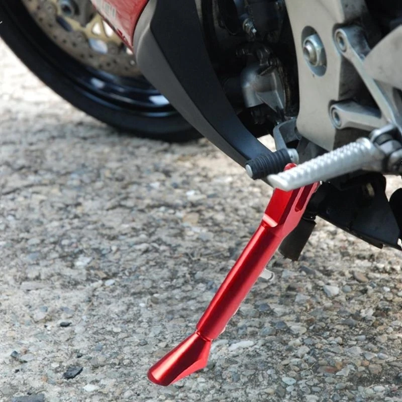

P5ED Kickstand Side Sidestand Holder Motorcycle Parking Rack Support Foot Adjustable Kickstands Foot Side Stand Tripod Holder