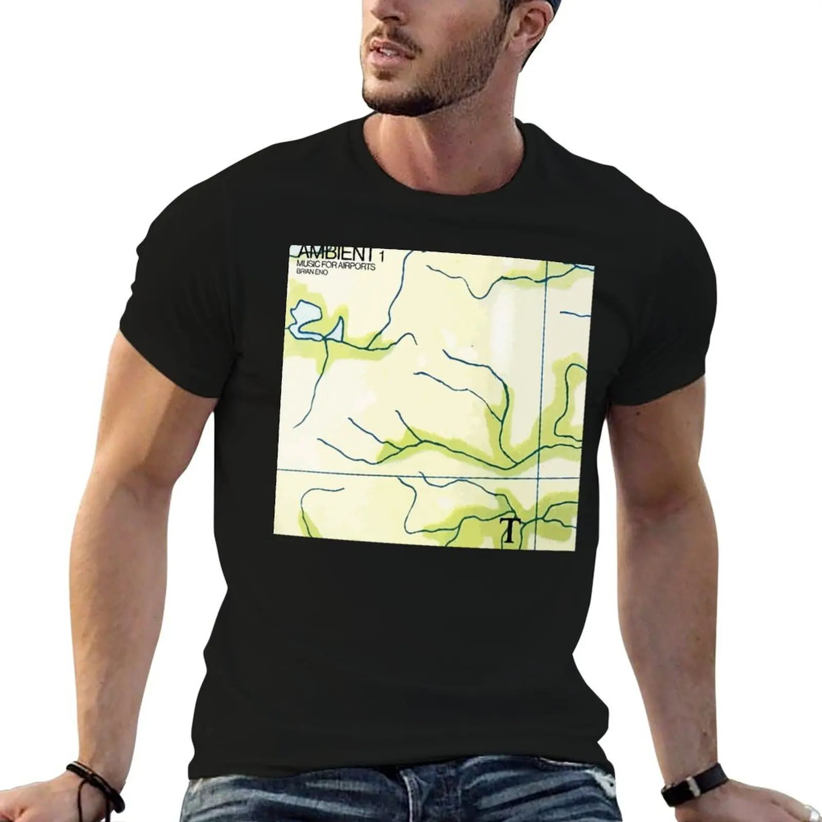Ambient 1, Music For Airports T-Shirt Casual Streetwear Short Sleeve Tee