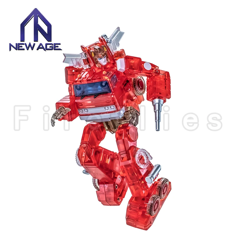 9.8ซม.NEWAGE NA Transformation หุ่นยนต์ตุ๊กตาขยับแขนขาได้ H46T Backdraft อะนิเมะรุ่นของเล่นสำหรับของขวัญ Gratis Ongkir