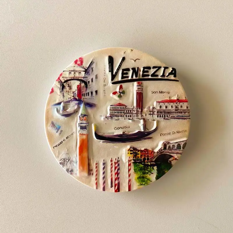 

Italy Refrigerator Magnet Venice Travel Souvenirs3dThree-dimensional resin magnetic creative home decoration item