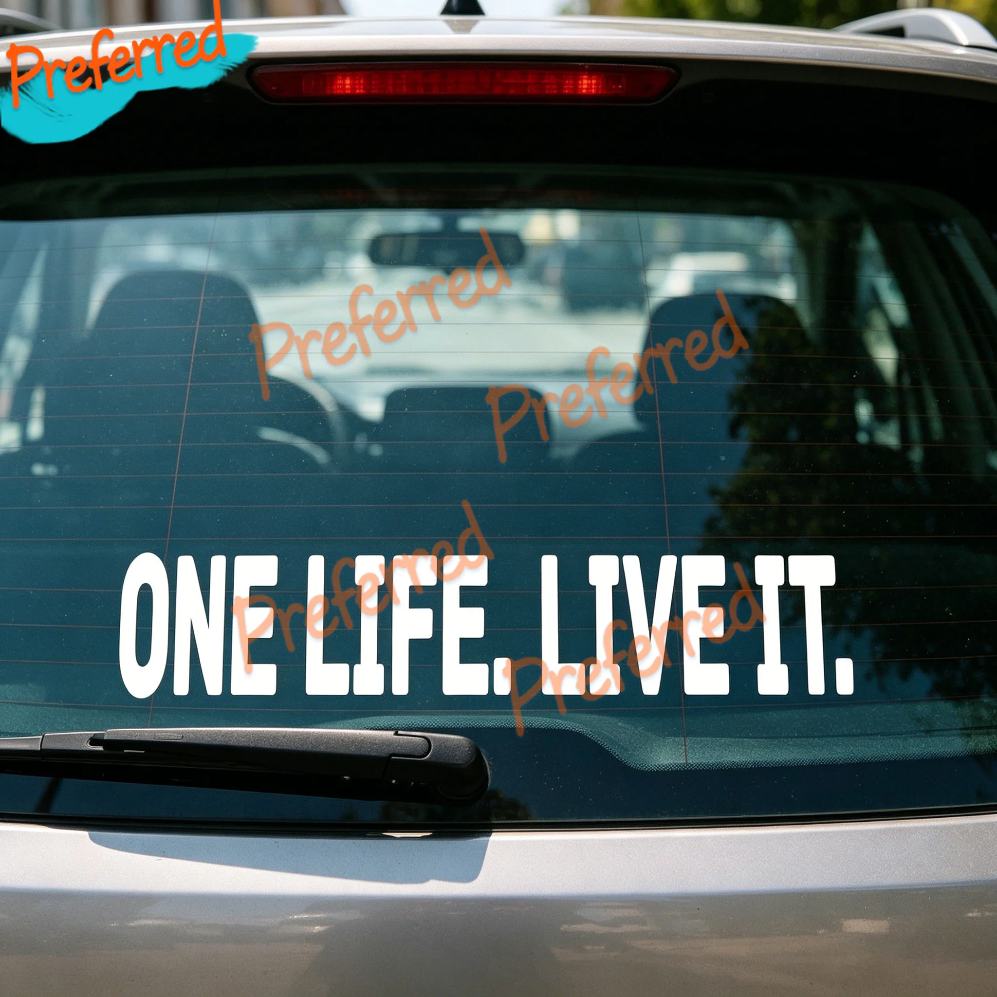 

2x Small One Life Live It Stickers 4x4 OFF-Road Sticker, Decal Customizable in Any Sticker Size -No Background