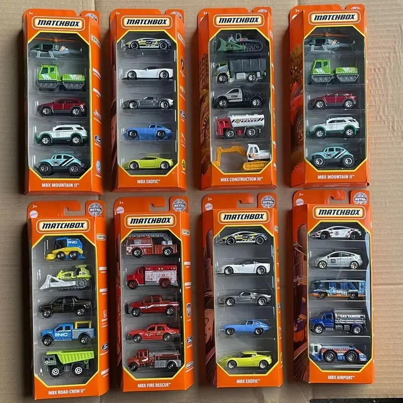 

[Подлинный]Matchbox, оригинальный набор из пяти автомобилей, литье под давлением, игрушечная модель из сплава, модель трека, коллекция автомобилей, украшения, подарки-сюрпризы, игровые транспортные средства