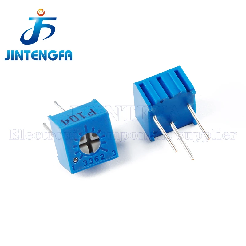 10 STKS 3362 W 103 Verstelbare Precisie Potentiometer 100 200Ohm 500R 1 K 2 K 5 K 10 K 20 K 50 K 100 K 200 K 500 K 3362 Trimpo Trimmer