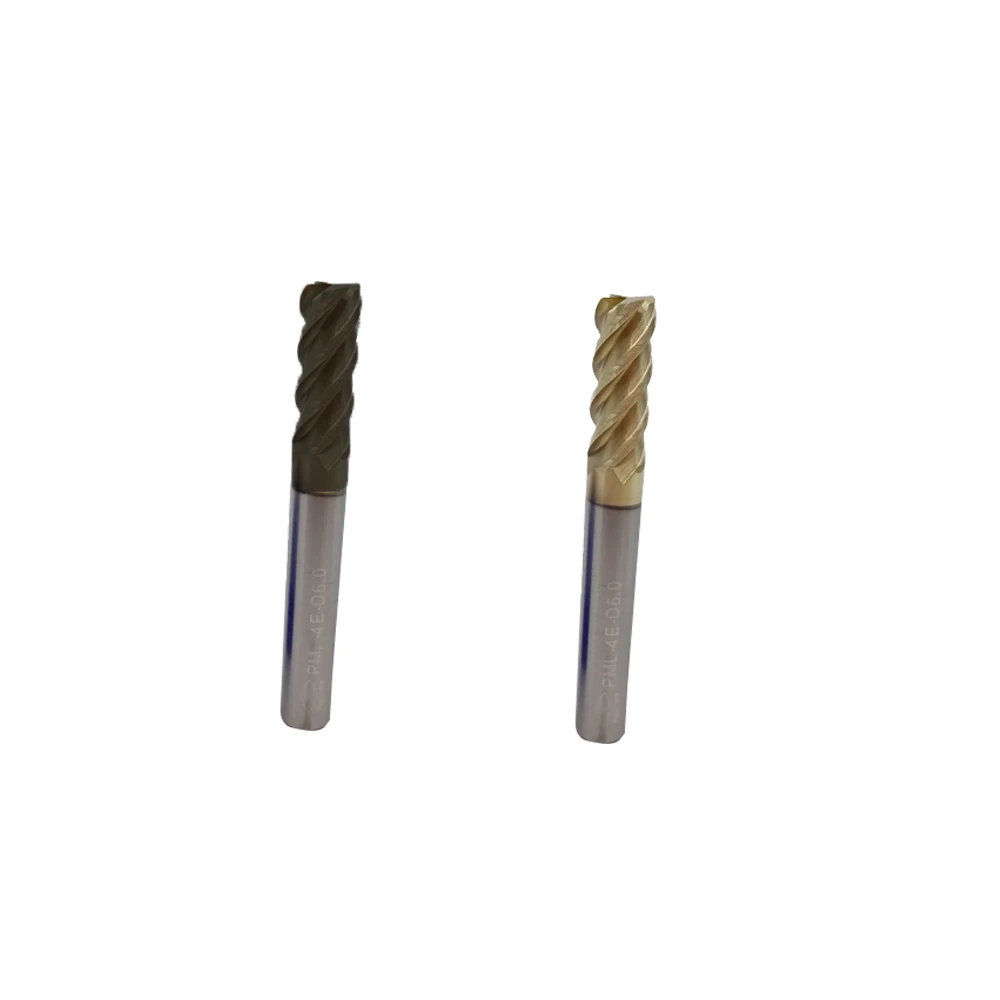 

PML-4E-D6.0 PM-4E-D6.0 ZCC Cutting Tool End Mills 6mm Cutter For Hardness 0-50HRC Metal Cut 4 flutes Flat