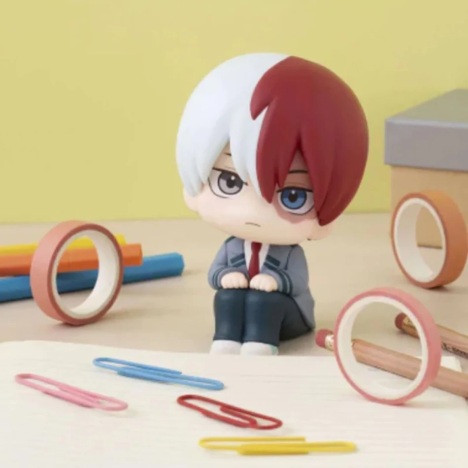 ฟิกเกอร์อนิเมะมายฮีโร่อะคาเดเมีย รุ่น Q  โมเดลฟิกเกอร์แอคชั่น อิซึกะ มิโดริยะ  บาคุโกะ คาตสึกิ/โทโดริกิ โชโตะ ของเล่นสะสม