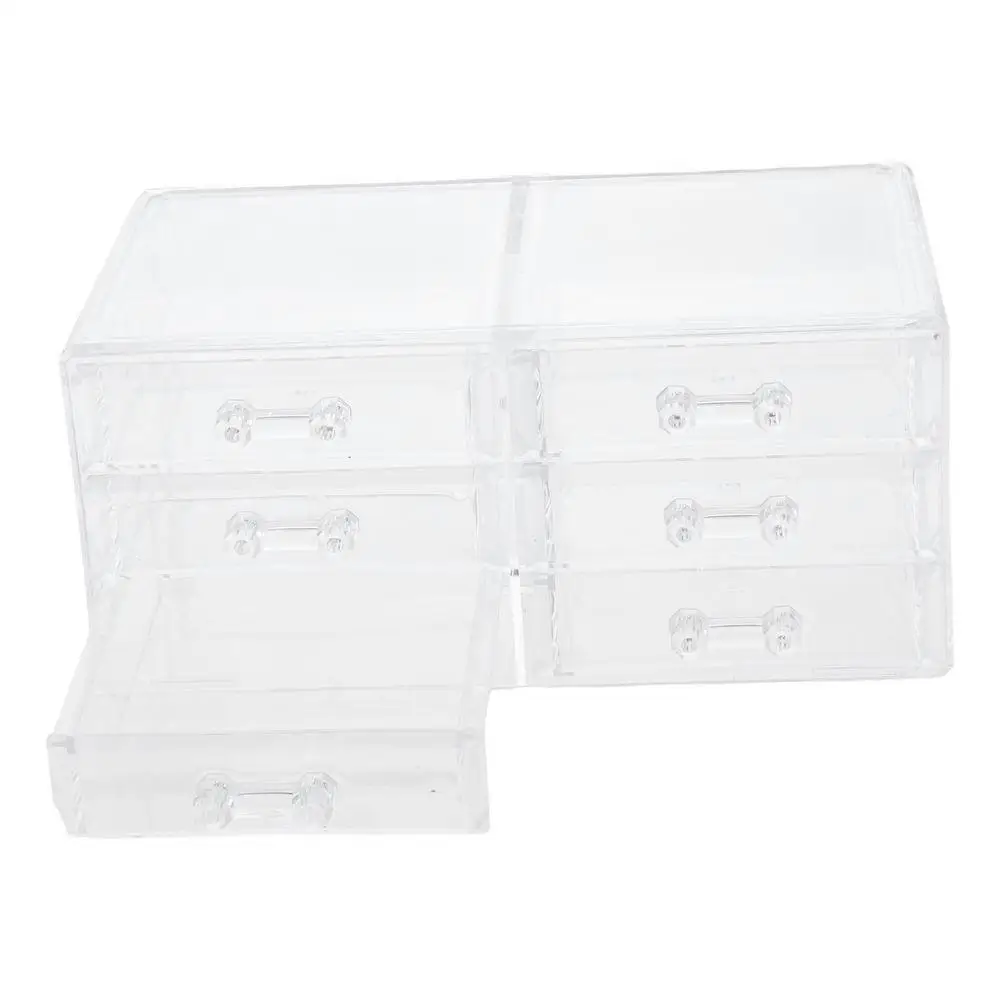 Stackable Clear Drawer Organizers Plastic Drawers Desk Accessories Workspace Organizers Home