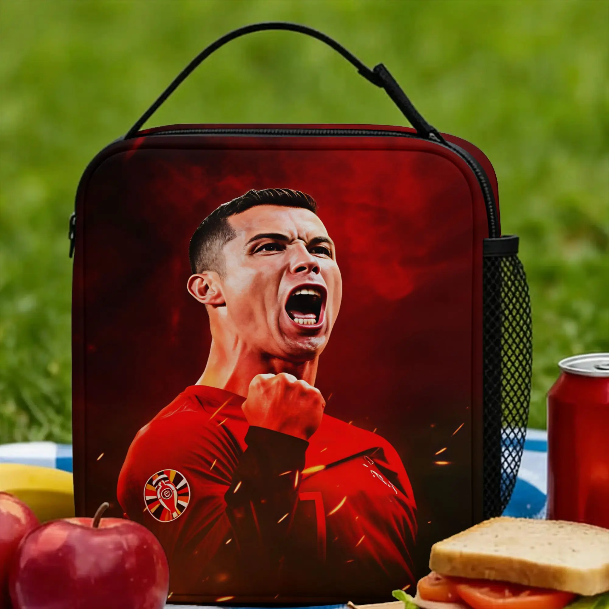 R-Ronaldos 2026 Lunch Bag  Portable Lunch Box Child Travel Graphic Design Cooler Bag Leisure Oxford Thermal Lunch Bags