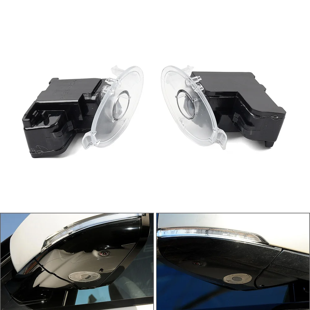 2Pcs Car Rearview Mirror Puddle Light Assembly For Land Rover Range Rover 2013 2014 2015 2016 2017 2018 2019 2020 2021 2022