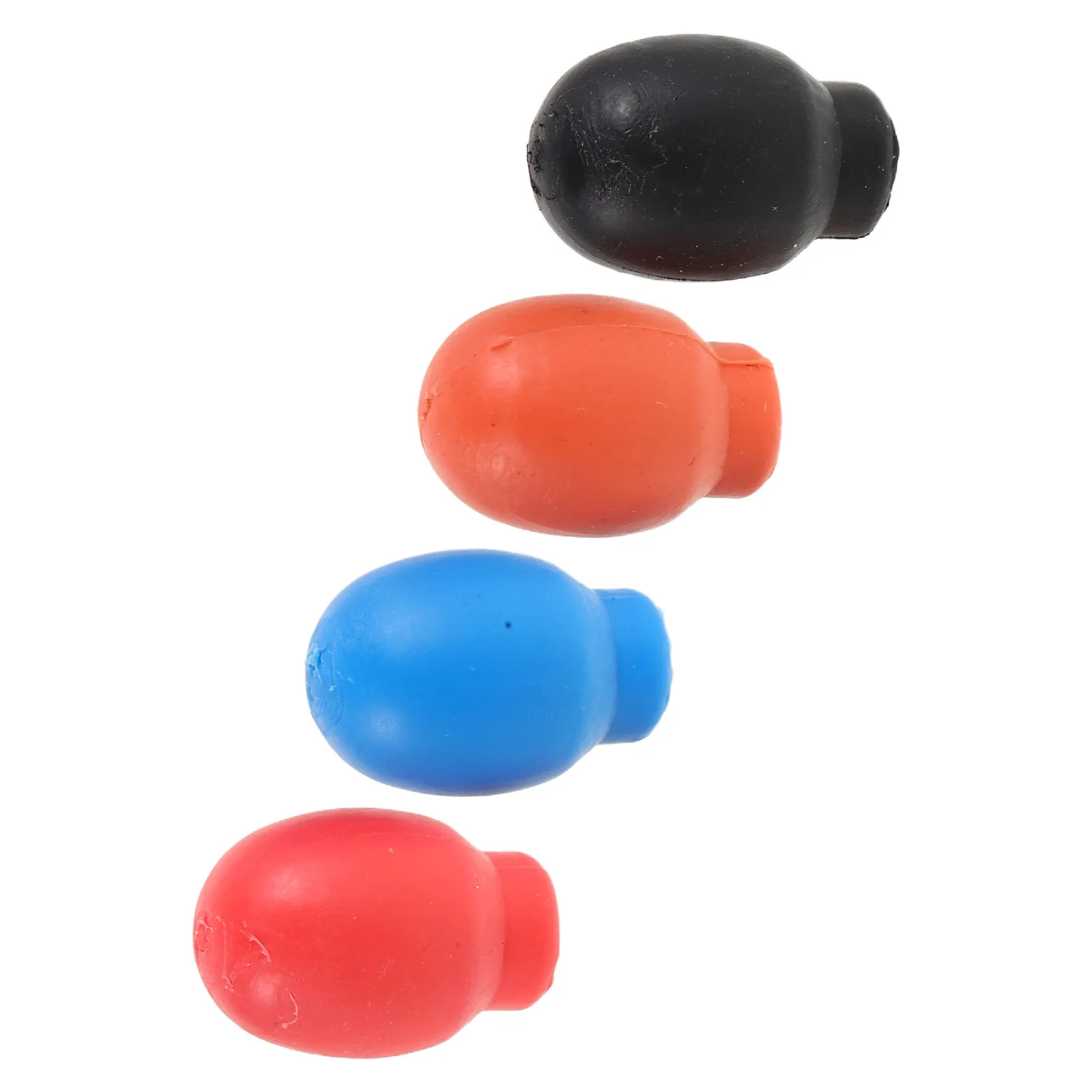 4Pairs Silicone Drumstick Mute Tips Set for Quiet Home Drum Practice Noise Reducing Drumstick Silencers 5A Compatible Drum