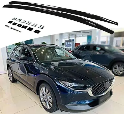 2PCS Roof Rail Racks Fits For Mazda CX-30 CX30 2020-2025 Cross Bars Luggage Carrier Black Silver Aluminium