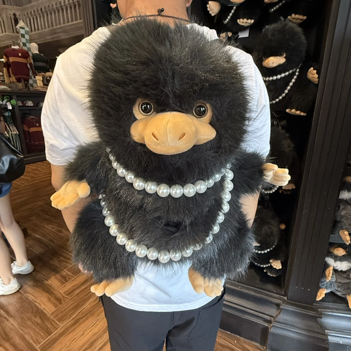 北京ユニバーサルスタジオ ハリー・ポッター 妖精の夜叉 ニフラー ぬいぐるみ リュックサック お土産 - 女の子の誕生日プレゼント