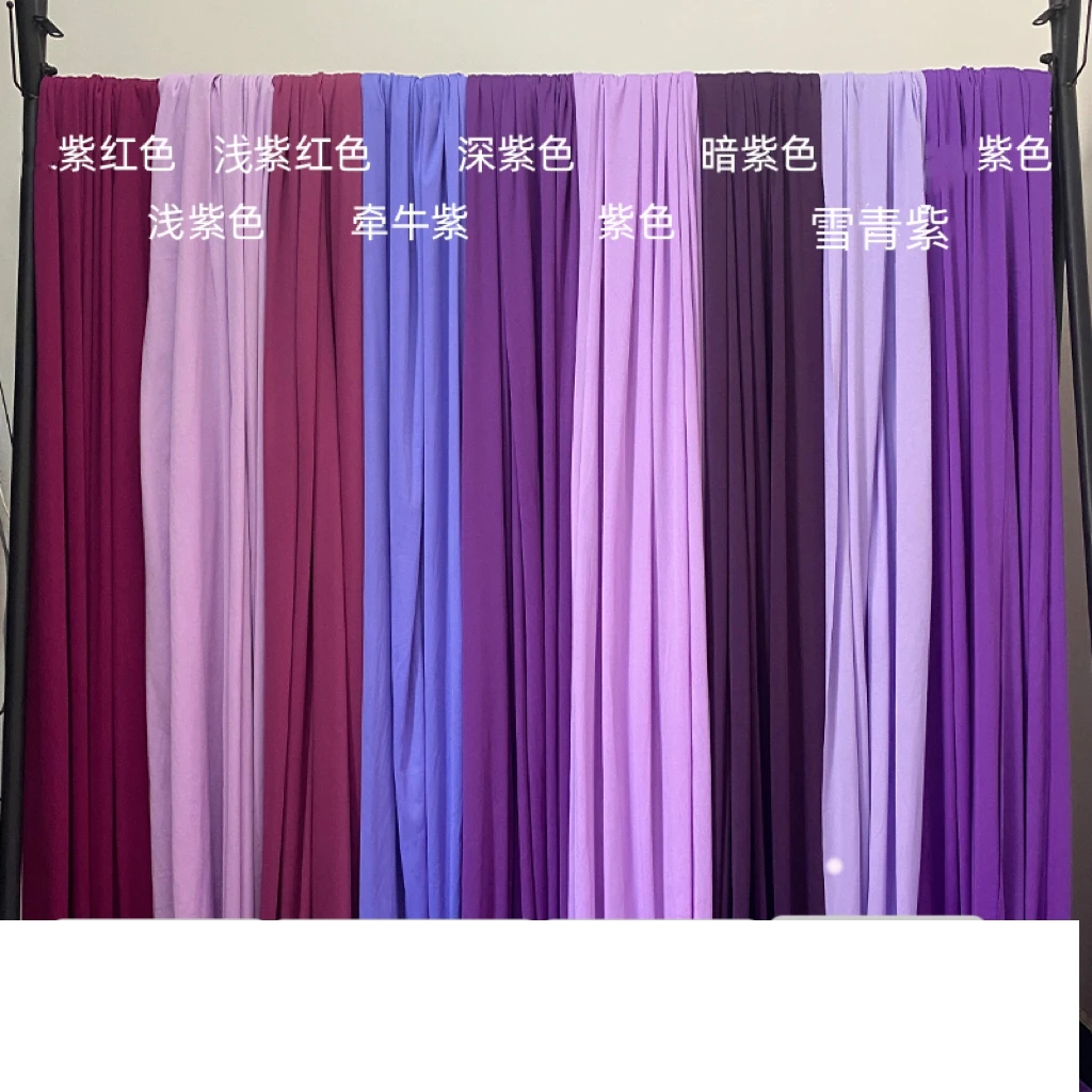 1pc Party Backdrop Purple Wedding Arch Draping Chiffon Drapery Decoration for Party Backdrop Tulle Hanging Decor Party Supplies