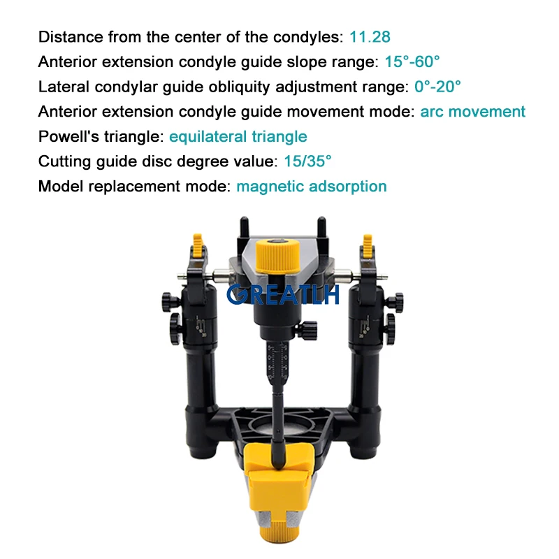 Dental Basic Semi-Adjustable Occlusal Frame Face Arch Transfer Table Semi-adjustable Fit Denture Anatomical Dental Instrument