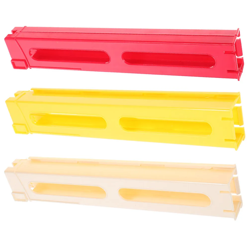 3Pcs Domino Train Clips Smooth Safe Edges Fine Polished for Automatic Domino Laying Long Term Use Game Prop Supplies