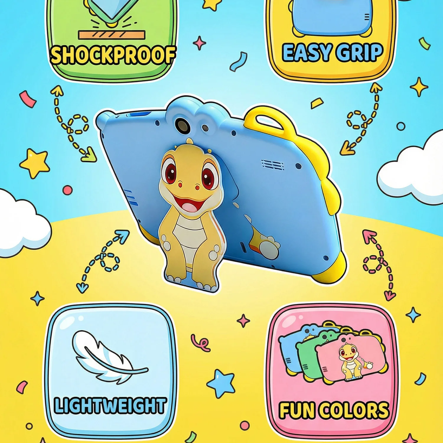 BDF Çocuklar İçin 7 İnç Tablet - Kids Educational Games Learn English incelemesi ve fiyatı
