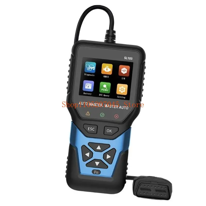 

37cd Professional OBD2 Scanner For Vehicles Multiple System Diagnostic Tool With Real Time Data Stream And Fault Code Reset