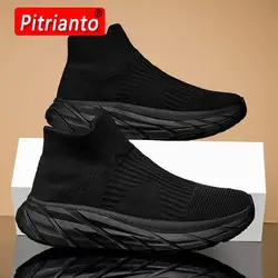 New Winter Sneakers Men  Socks Shoes Lightweight Comfortable Winter Keep Warm Mens Gym Shoes Walking Zapatillas Hombre