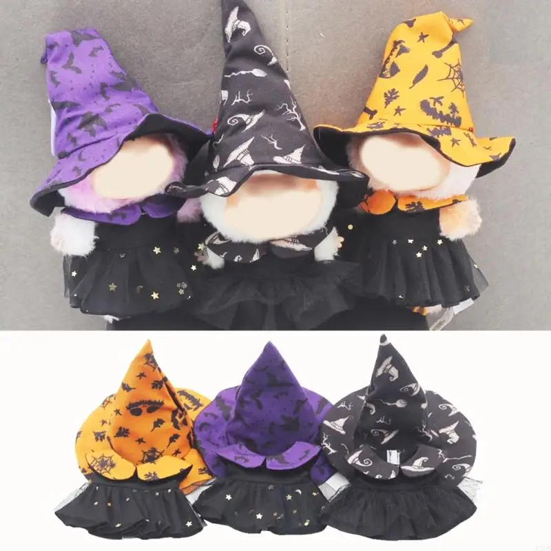 Interchangeable Doll Halloween Outfit Cloaks Dress Multi Generation Compatible Soft Polyester Costume A2UB