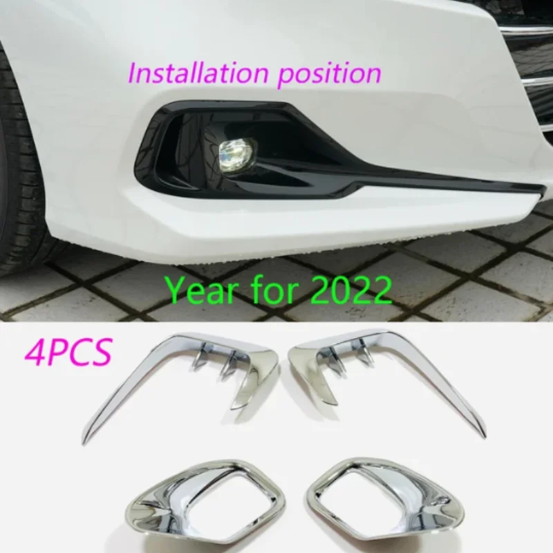 

Car cover detector ABS chrome front fog light hood/front fog light exterior frame Honda Accord 10 2022