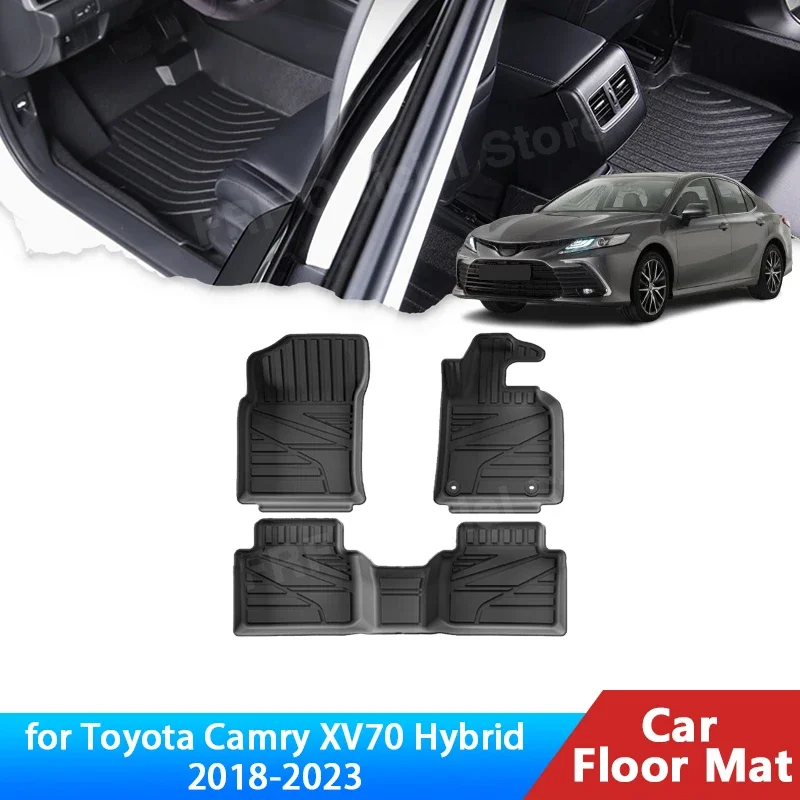 

RHD TPE Car Floor Mat For Toyota Camry XV70 70 2018 2019 2020 2021 2022 2023 Foot Panel Liner Carpet Pad Waterproof Mats Tools
