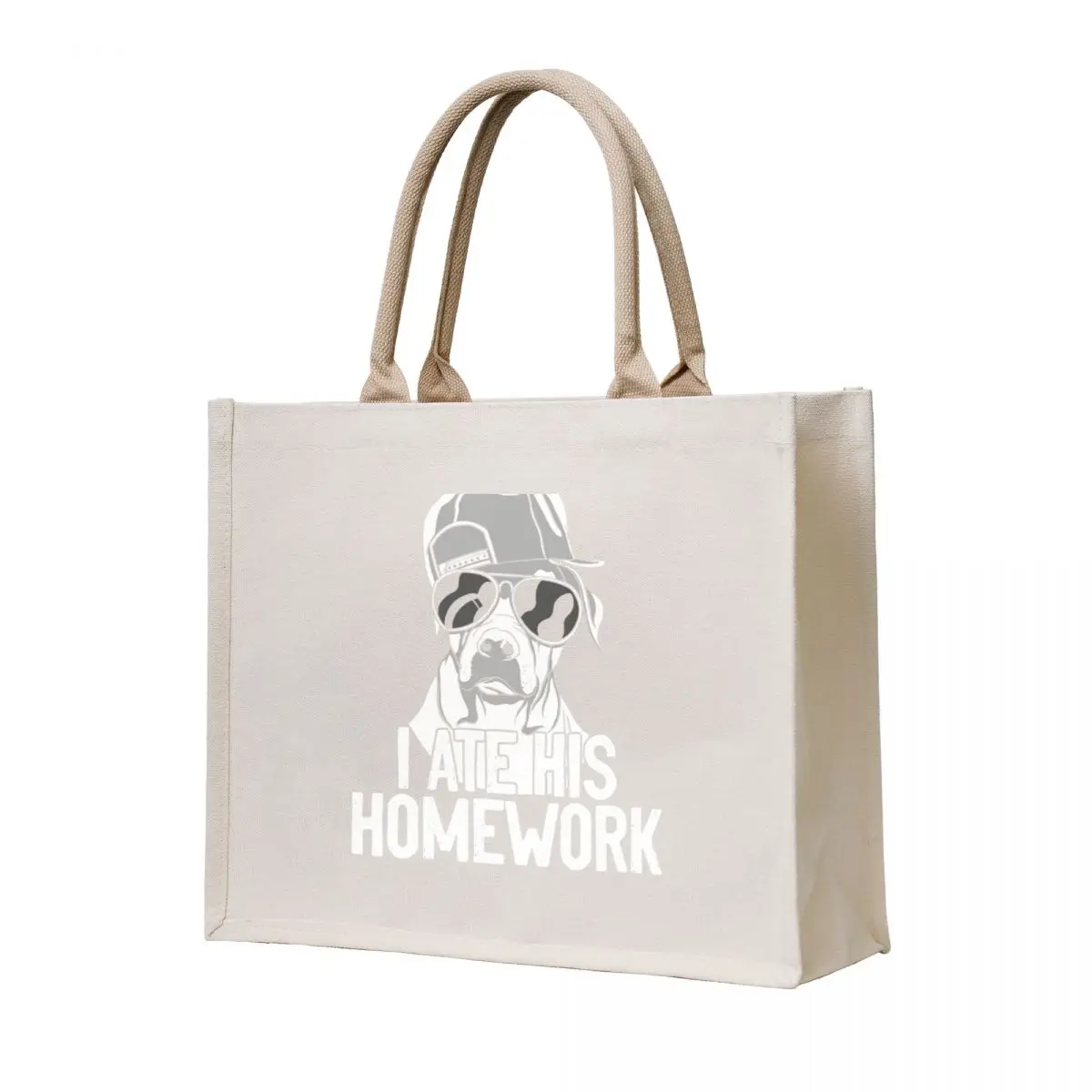 

Dog Homework Sarcasm For A Sarcastic Student Humor Lover Tote Bag shopping bag Lady bags