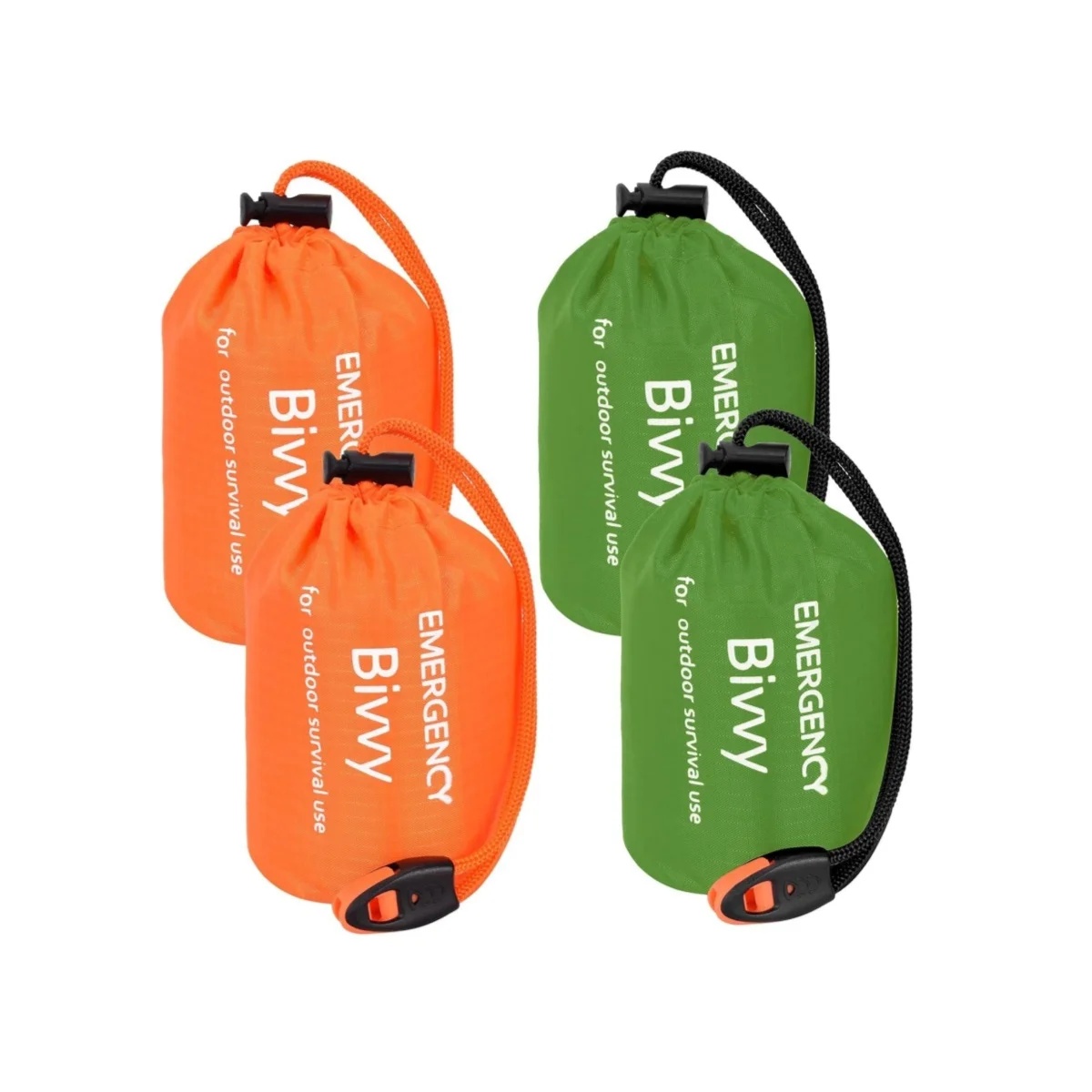 

Emergency Sleeping Bag Portable Survival Blanket PE Aluminum Film Bivy Sack Warm Windproof Waterproof for Camping Hiking Outdoor