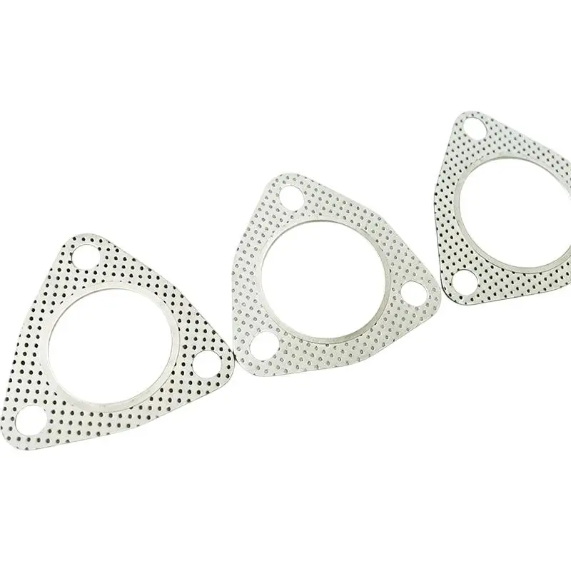 Universal 2.5/3 Inch Car Exhaust Flange Gasket Corrosion Resistant Engine Seal Gasket 1PCS for Auto Modification