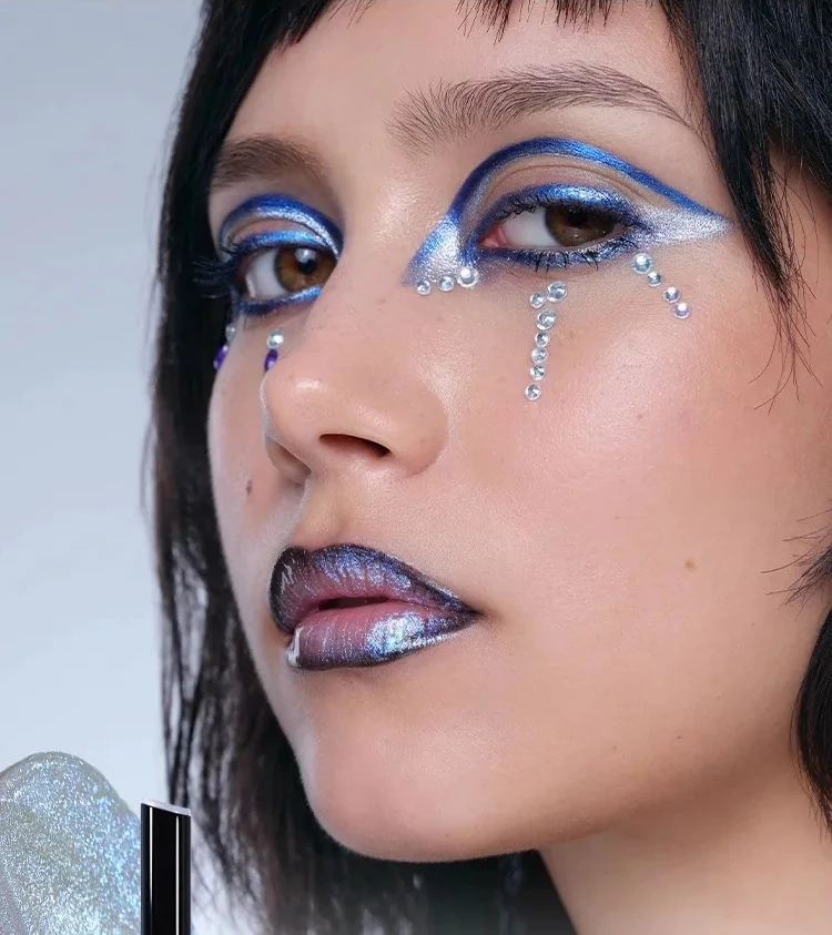 Kaleidos Lippenstift mit innerem Kern, Lippenstift-Make-up, langlebig, hochpigmentierte Farbe mit feuchtigkeitsspendendem Balsam