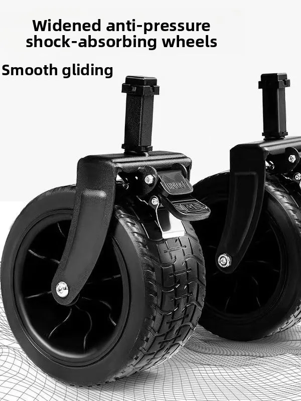 Outdoor Camping Utility Wagon Campground Vehicle Accessories Brake System Steel Material Support Anti-Tip Design And More
