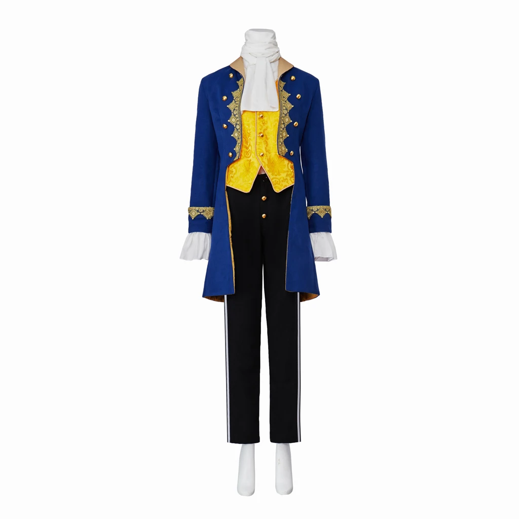 

Hamilton Medieval Men's Retro Uniform Suit Victorian King Prince Noble Men's Uniform Photo Men's Regency Dress Tuxedo