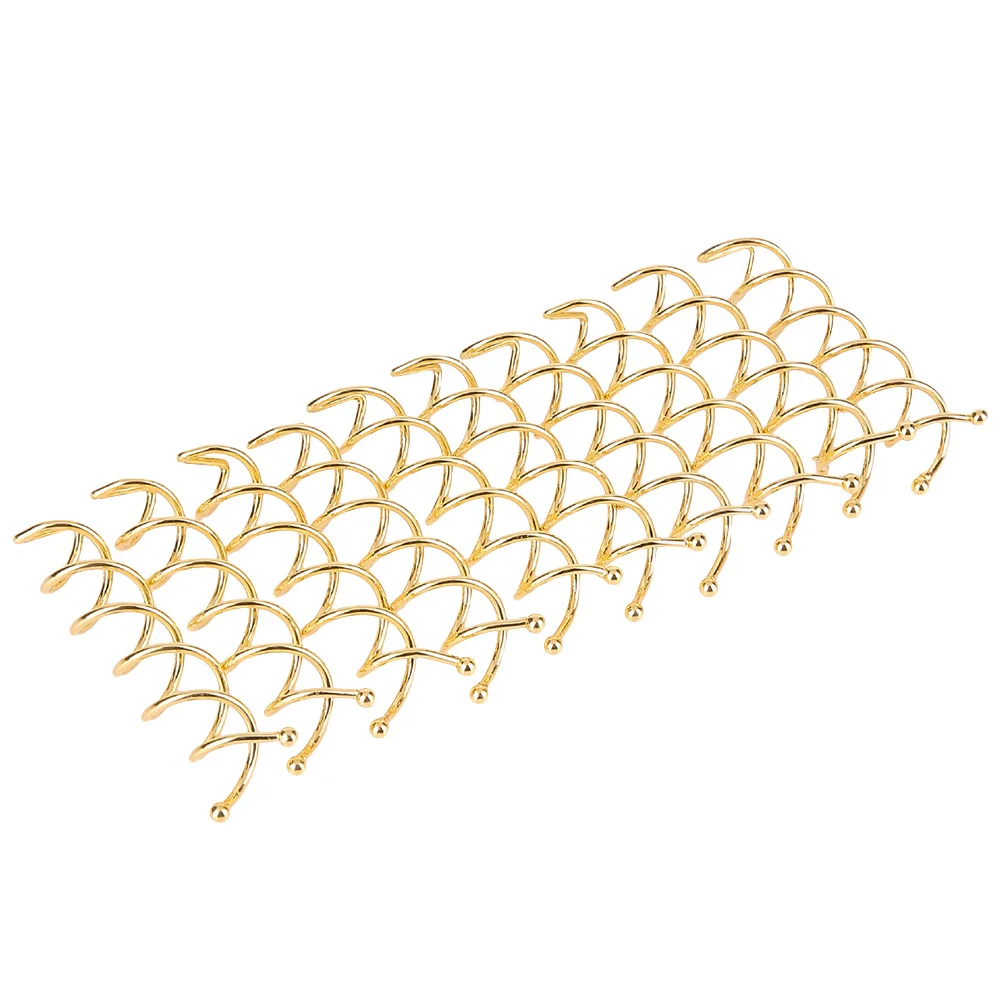 

20 Pcs Wedding Rotating Hair Clip Bobby Pins for Women Clips Styling Women's Spirals Gold