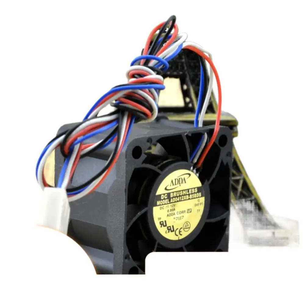

1 шт. для ADDA 40 мм 12 В AD0412XB-B5BDS 4 см 0,80 А ШИМ высокопроизводительный охлаждающий вентилятор, 4028 жестокий воздушный поток