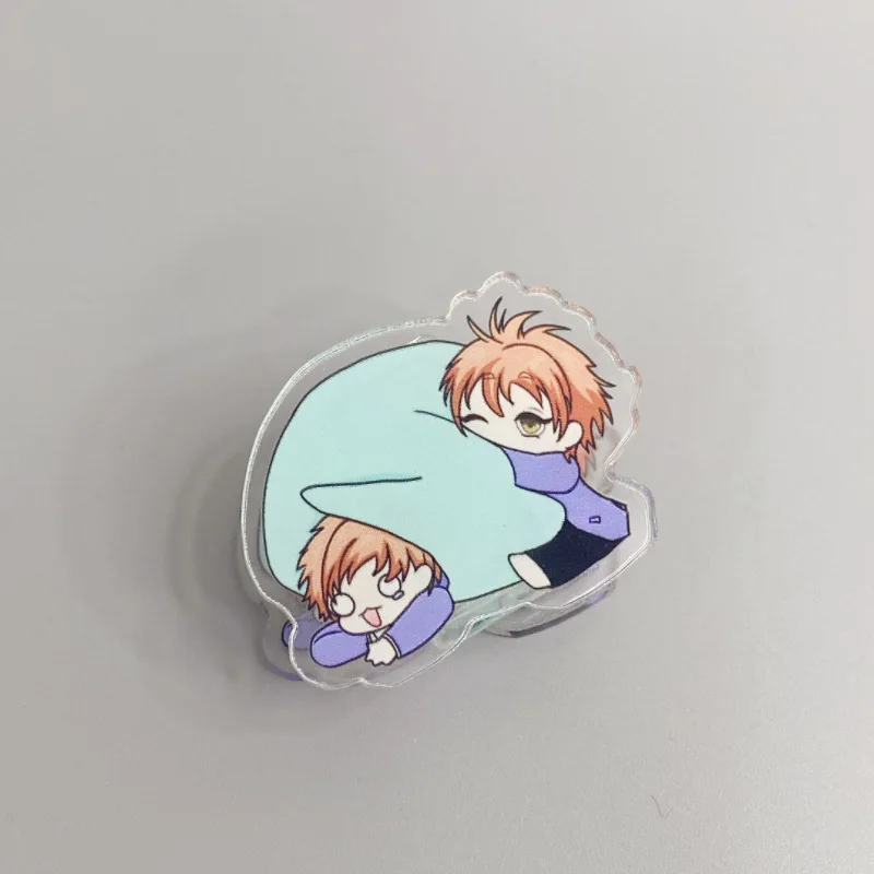 Ouran High School Host Club Anime Acrylic Double-Sided PP Clip Cartoon Q Cute Clip Hand Account Book Clip Gifts Fans