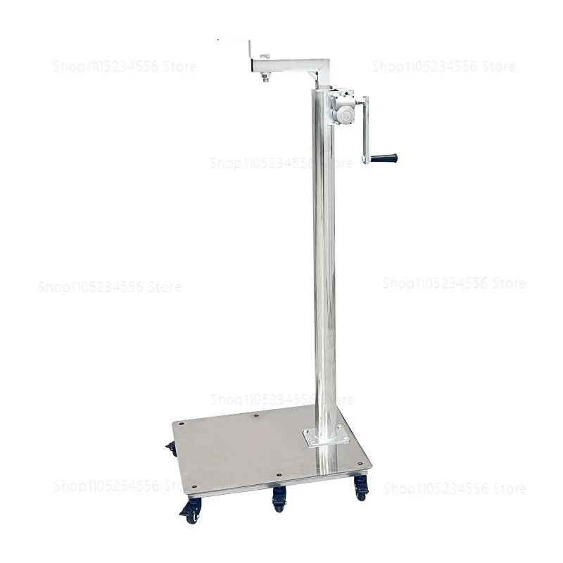 

Регулируемая по высоте подставка для дисплея с 6-колесной мобильной базой для демонстрации фигурок и кукол