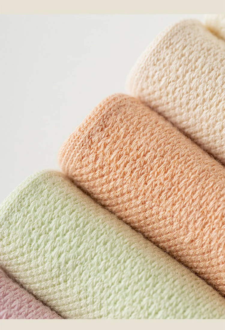 4 Paar rutschfeste Yoga-Socken für Damen, Baumwolle, niedrig geschnitten, Pilates-Socken, Gym, Fitness, Tanz, Sport, Bodensocken mit kurzem Griff – Detail 9