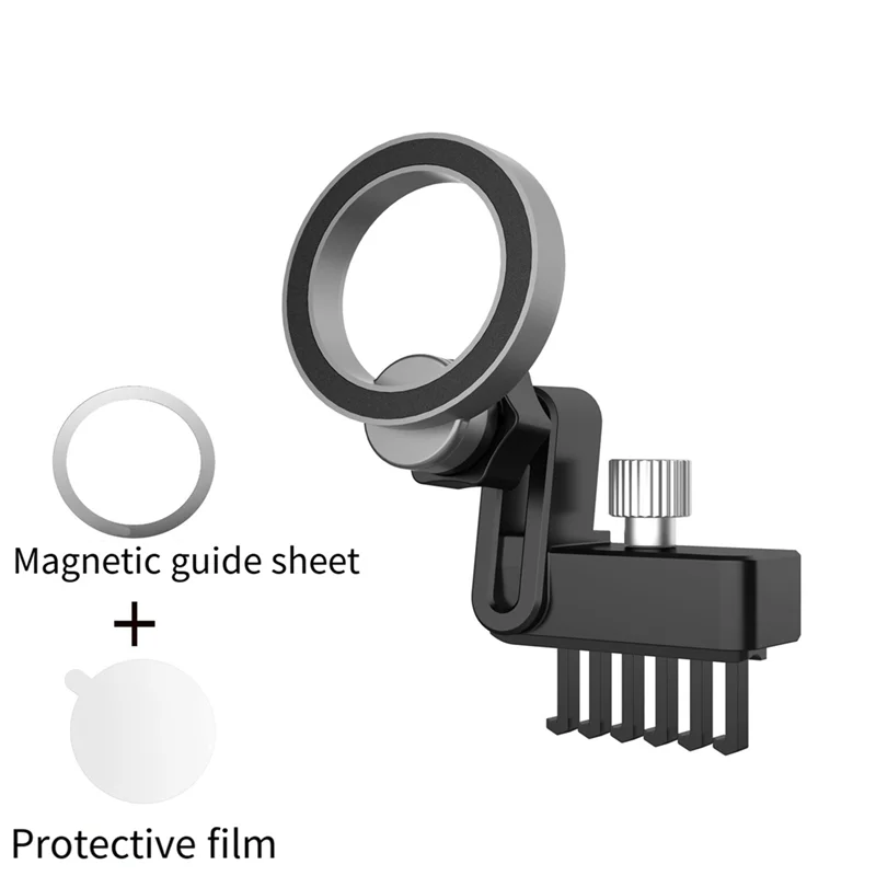 حامل هاتف بمنفذ هواء السيارة، حامل هاتف محمول قابل للتعديل وقابل للتعديل، حامل هاتف محمول مغناطيسي للسيارة لـ Model3/Y