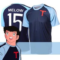 3D Tsubasa School Nansheng Olive And Benji Kits Jersey Animation Captain T Shirts Fashion Sport Tee Shirt Kids Short sleeve Tops