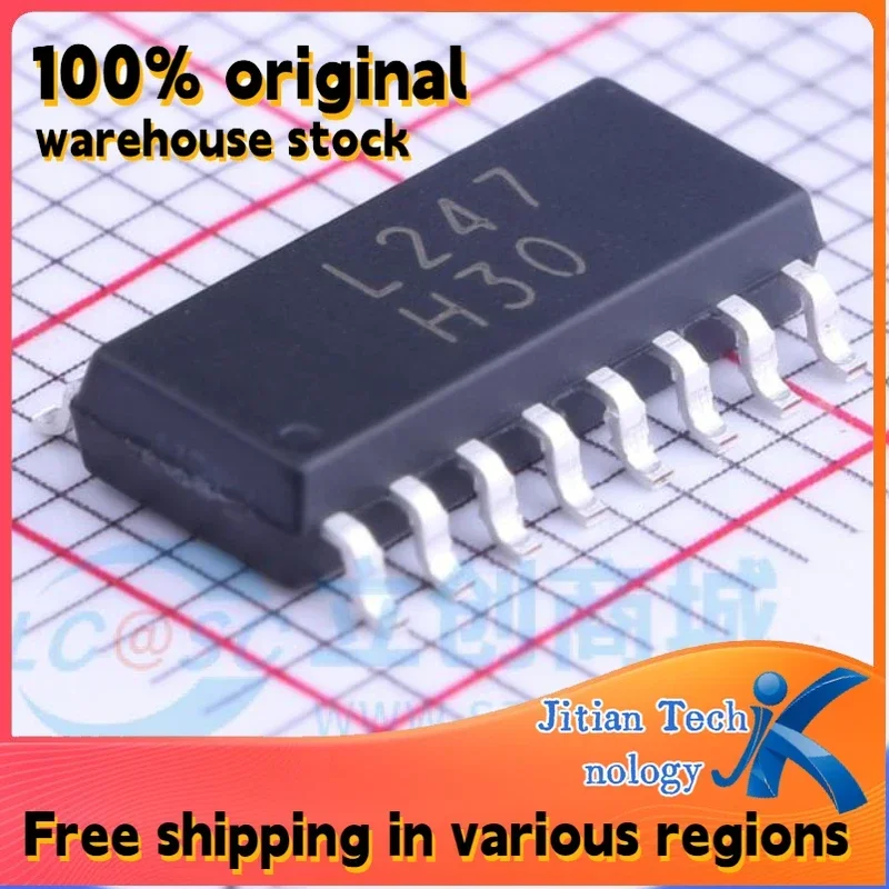 10PCS LTV-247 logo L247 SOP-16 100% original inventory High-Quality Electronic Component