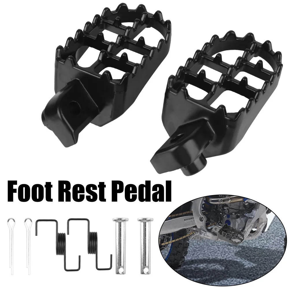 Aluminium Footpegs Pedals Motorcycle PW50 PW80 TW200 XR50R CRF50 CRF70 CRF80 CRF100F Dirt Bike Foot Pegs For Pit Dirt Motor Bike