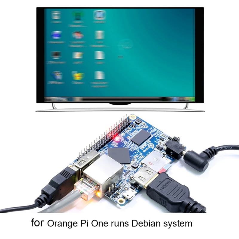 สําหรับ Orange Pi One H3 ARM Cortex-A7 4-Core 1GB DDR3 หน่วยความจําเปิดการเขียนโปรแกรมคณะกรรมการการเรียนรู้ MCU Development Board