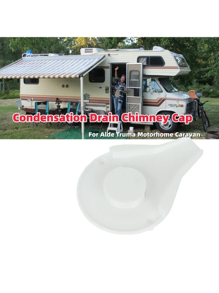 Bouchon de cheminée de vidange à condensation pour chauffage RV, blanc, accessoires de protection contre la chaleur pour climatisation, pour camping-car et caravane Alde Truma