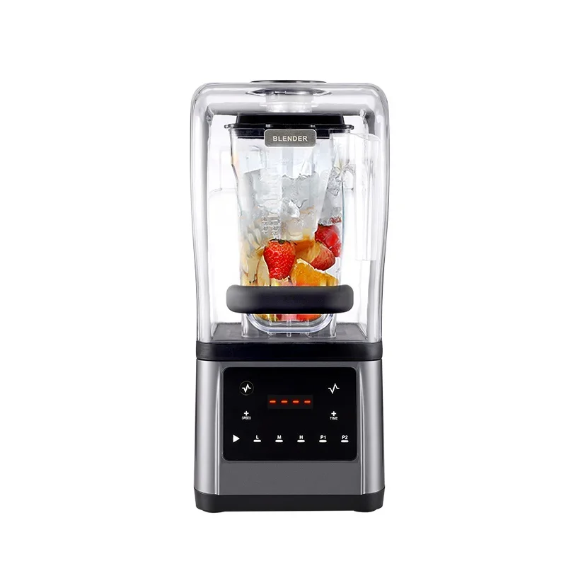 【Hot】Industriales Heavy Blender Capacity Commercial Touchscreen Soundproof Blender