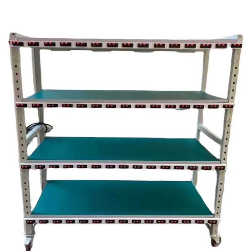 

ANTI STATIC AGING RACK MATERIAL TURNOVER CART MOVABLE WHEELED LAMP TEST FRAME CUSTOMIZED INDUSTRIAL STORAGE TROLLEY